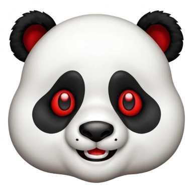 Extremely stoned panda sticker