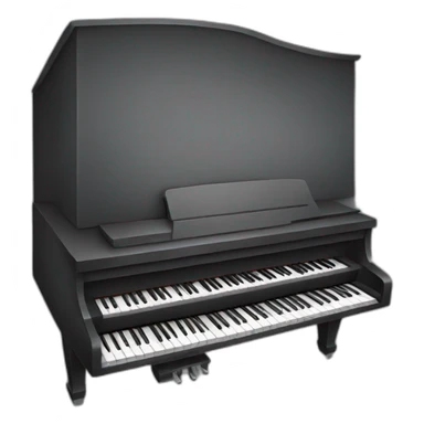 Chat piano sticker