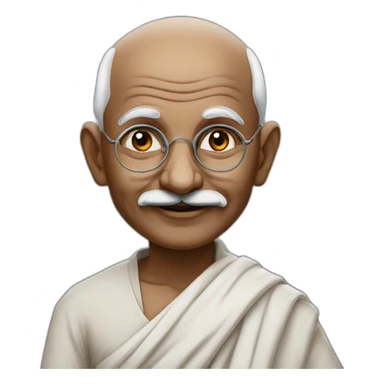Mahatma Gandhi sticker