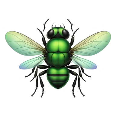 a cute fly sticker