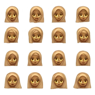 tough cookie stubborn hijabi girl sticker