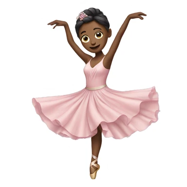  dancer with a dress sticker