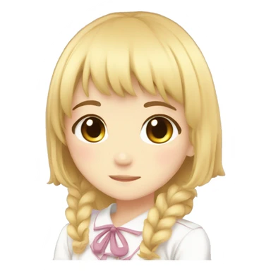 shoujo cute anime romance girl  sticker