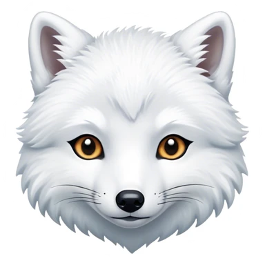 Arctic fox sticker