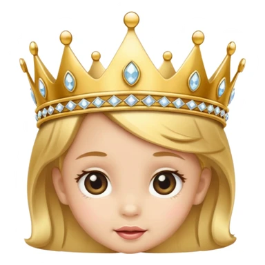 Baby tiara sticker