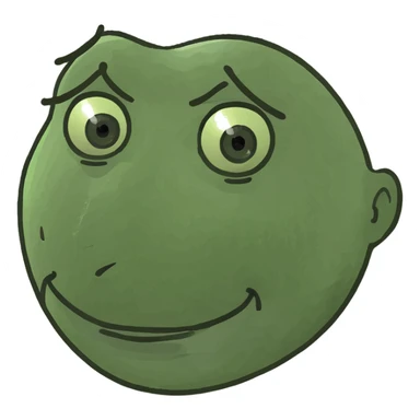 Tongue out with hands to side of the face but the fingers r curled to the opposite direction sticker