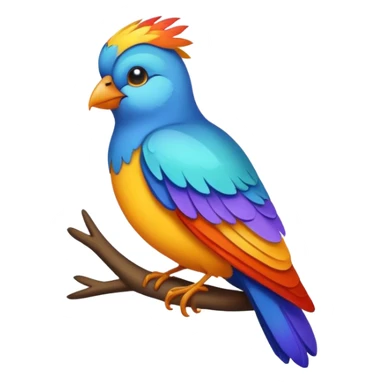 Pássaro na mão  sticker