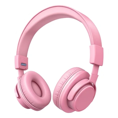 baby pink headphones sticker
