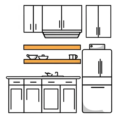 organizing kitchen cabinets sticker