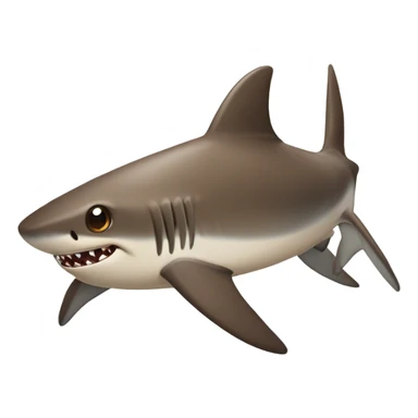 Poopy shark sticker