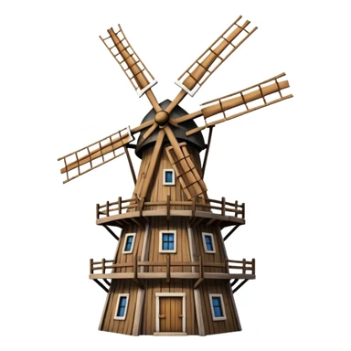 Dutch Windmill sticker