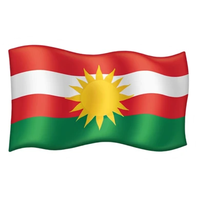 Kurdistan Flagge  sticker