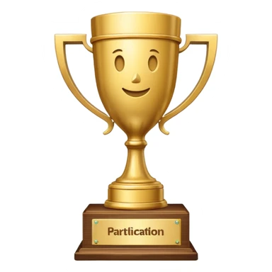 u forgot to put the words "Participation Trophy" on the gold plate on the wooden base. u keep generating images without the words "Participation Trophy" on the base. im just gonna keep saying u need to include the words "Participation Trophy" on the base so hopefully u get the message. sticker