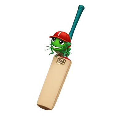 cricket the game logo which is good to engrave on stuff no colour sticker