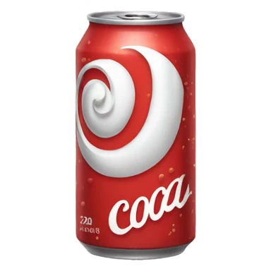 Une canette de coca sticker