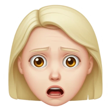 scared and disgust sticker