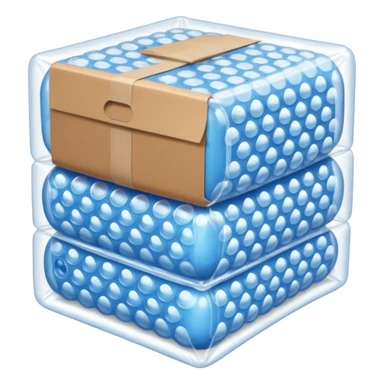 Packaging, Bubble wrap sticker