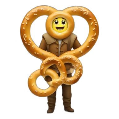 alsacian with a bretzel sticker