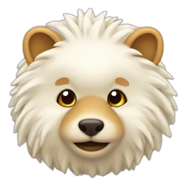 hérisson avec un noeud sticker