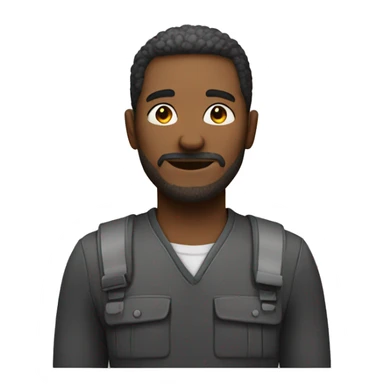 Man signalizing to sto sticker