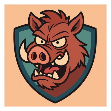 logo for NOS LEAGUE, aggressive animal mascot, esports logo style, vibrant colors, no text sticker