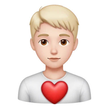 🥹with a heart sticker