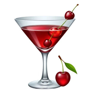 Mach mir einen Cherry Manhattan Cocktail  sticker