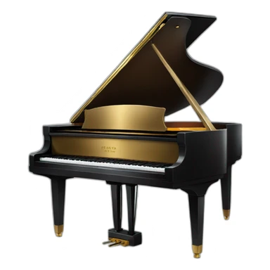 GRAND piano sticker