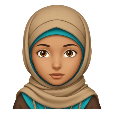 Girl + hood,Desert Nomads. sticker