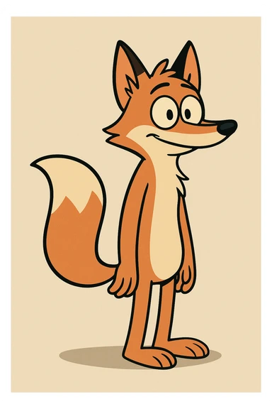 Fox sticker