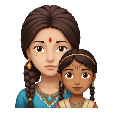 . The emoji is of Dylan Player (founder of emojis.com) who should have an existing emoji that highly details his face, and then with an Indian girl with an equivocally as detailed face. They should both look very realistic and use the existing image of DYLAN PLAYER, FOUNDER.  sticker