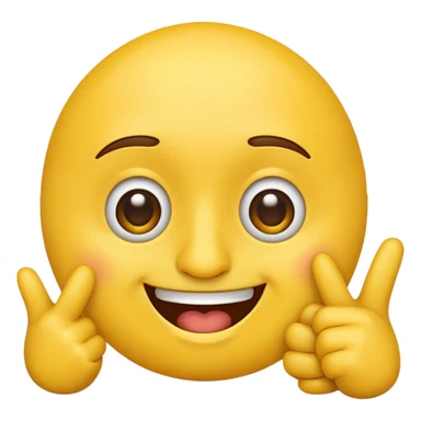 a emoji with two fingers in his nose sticker