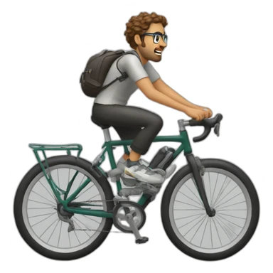 persona haciendo Willis en bici sticker