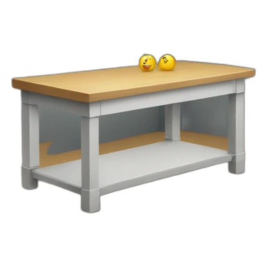 Dropped production table sticker