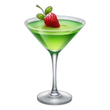 Martini star cocktail sticker