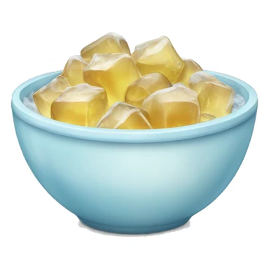bowl of ice sticker