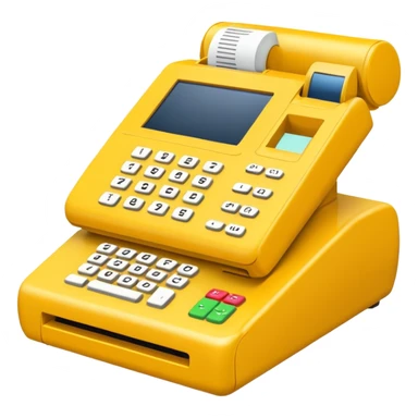 yellow pos terminal sticker