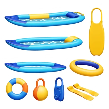 swimming equipment sticker
