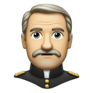 notorious-german-politician-with-facial-hair-and-scowl sticker