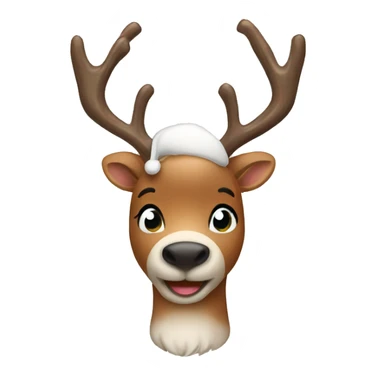 Christmas reindeer  sticker