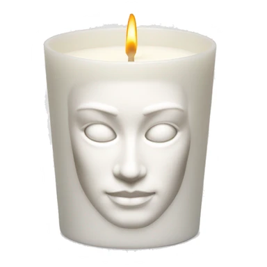 Dior candle White sticker