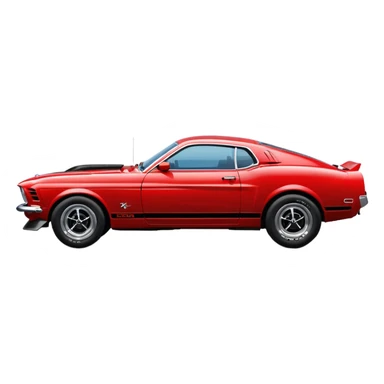 Ford mustang mach 1 sticker