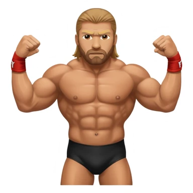 Triple H wrestler sticker