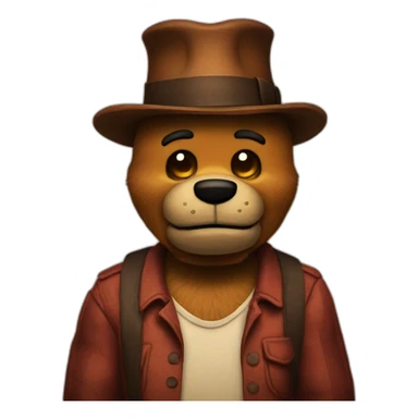 freddy fazbear sad sticker