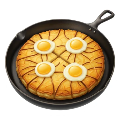 swiss rösti, without eggs sticker