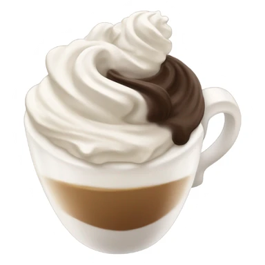 starbucks coffee with whipped cream on top sticker