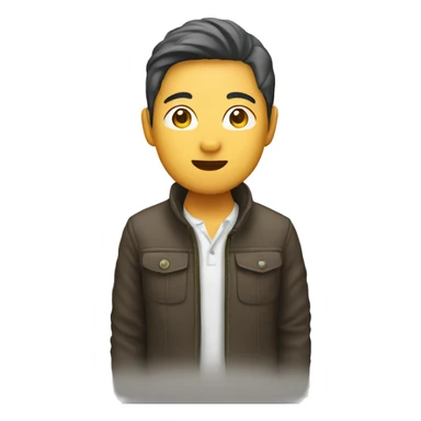 asian in italy sticker