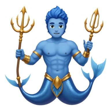 Merman sticker