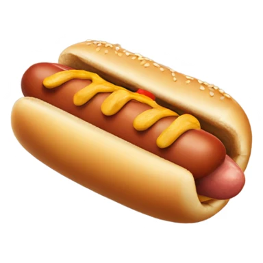 a hotdog with a face eating a hotdog sticker