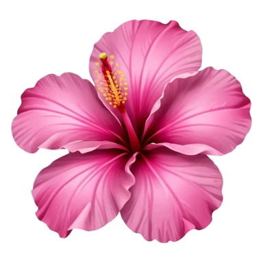 Aesthetic hibiscus sticker